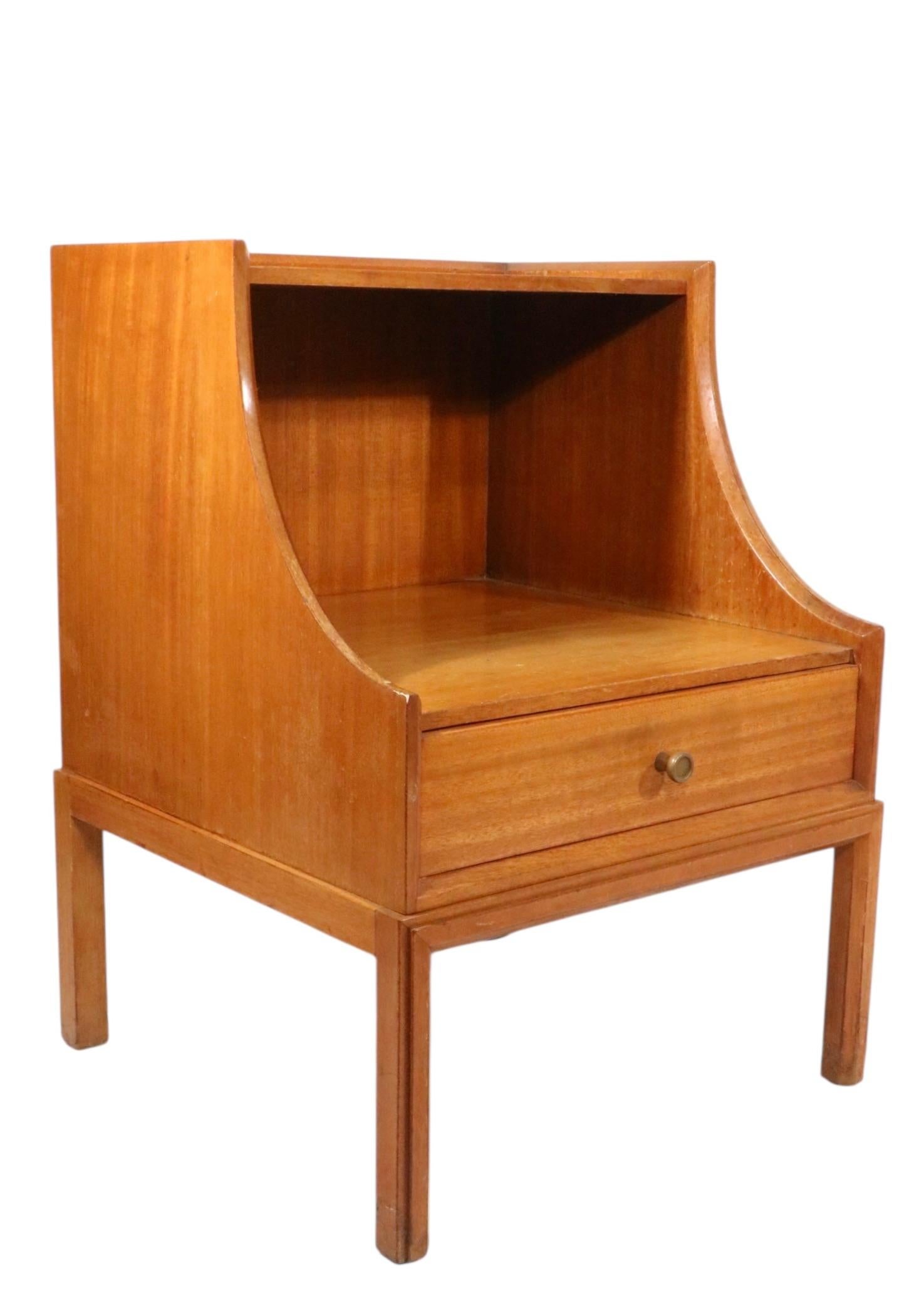 20th Century Hollywood Regency Style Nightstand designed by Tommi  Parzinger for Charak For Sale