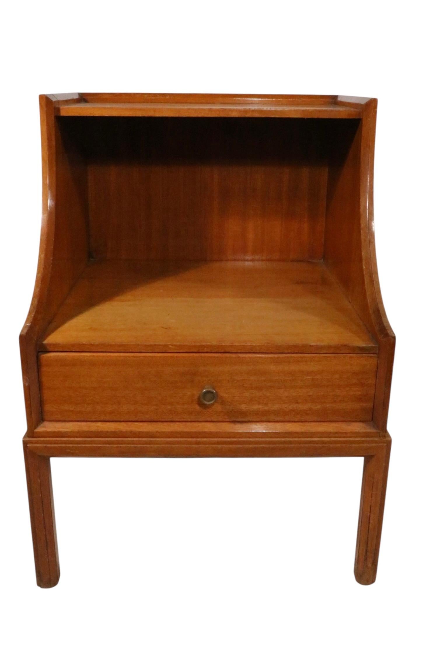 Hollywood Regency Style Nightstand designed by Tommi  Parzinger for Charak For Sale 1