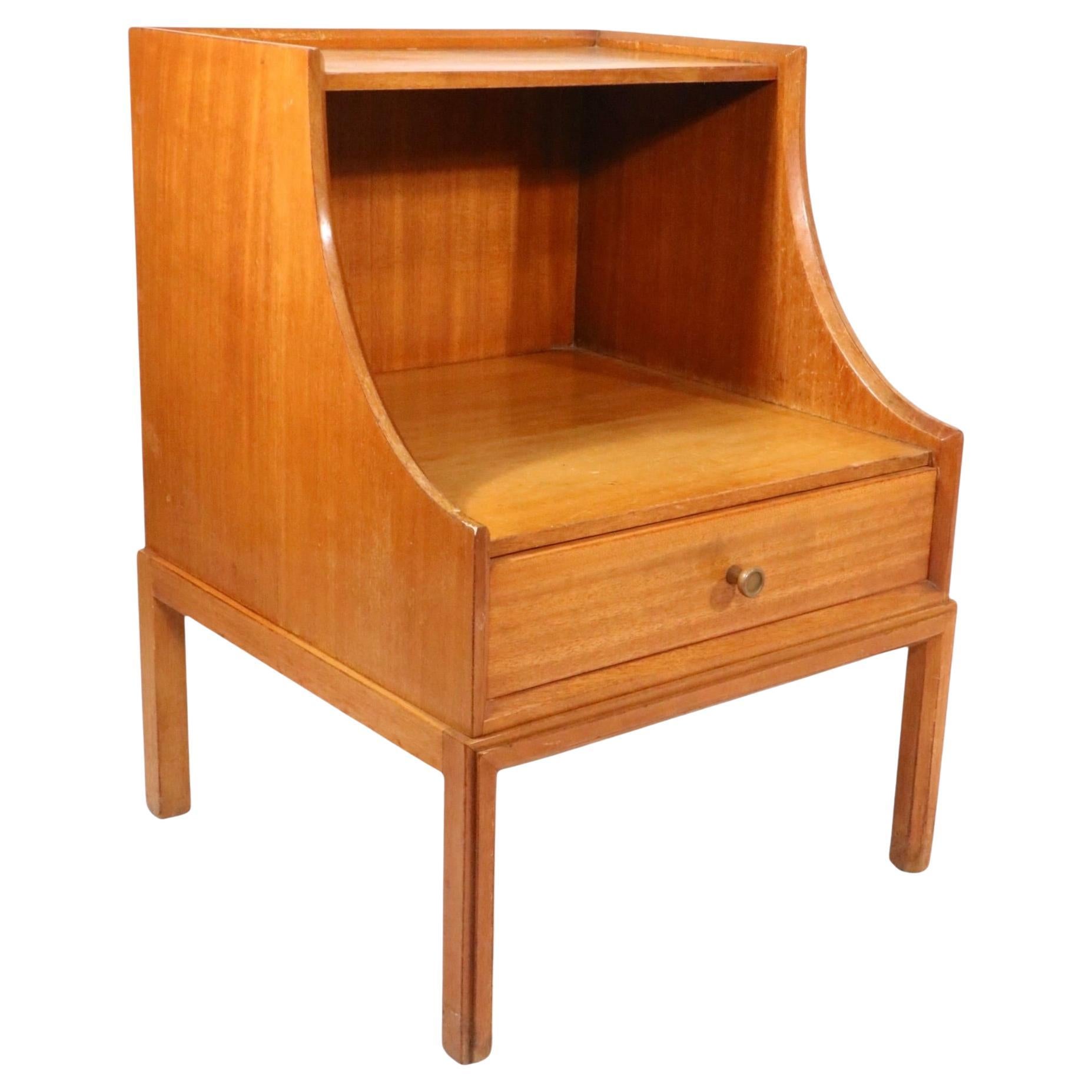 Hollywood Regency Style Nightstand designed by Tommi  Parzinger for Charak For Sale