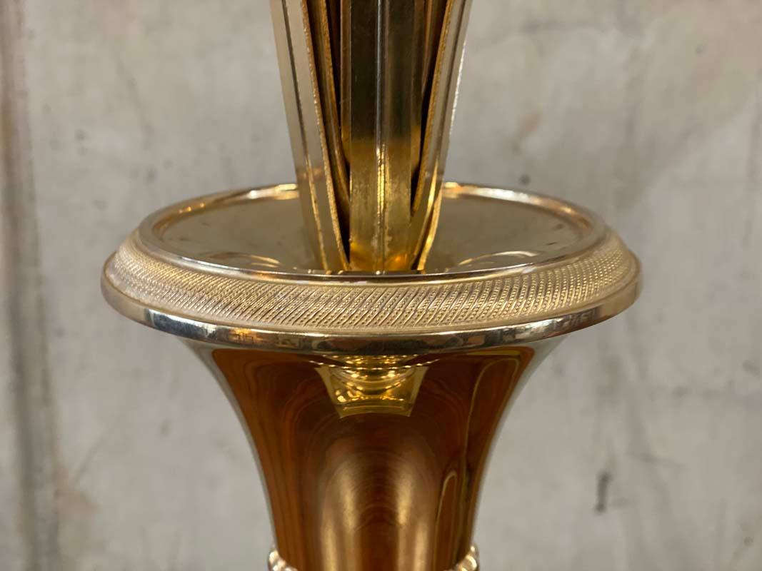 Hollywood Regency-Stil Palmen-Tischlampe, Boulanger im Angebot 8