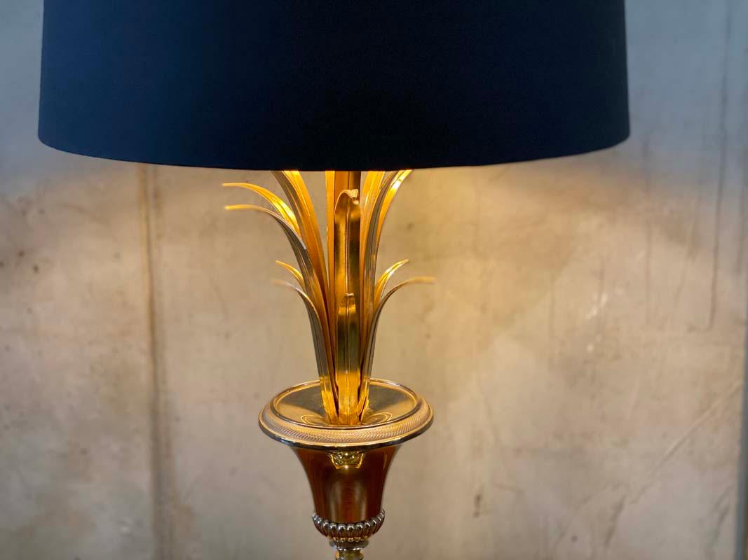 Hollywood Regency Style Palm Tree Table Lamp, Boulanger In Good Condition For Sale In Hamburg, DE