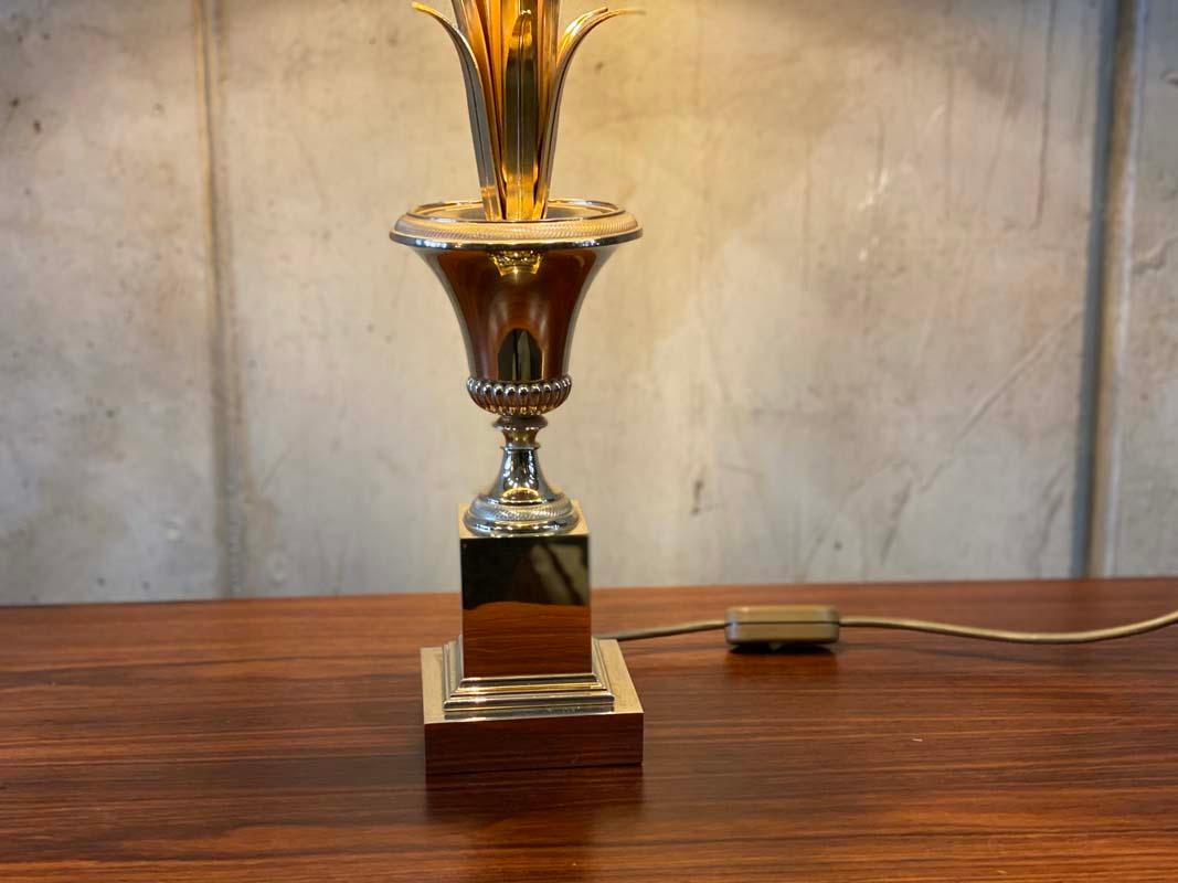 Hollywood Regency-Stil Palmen-Tischlampe, Boulanger (Ende des 20. Jahrhunderts) im Angebot