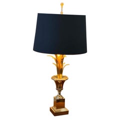 Hollywood Regency Style Palm Tree Table Lamp, Boulanger
