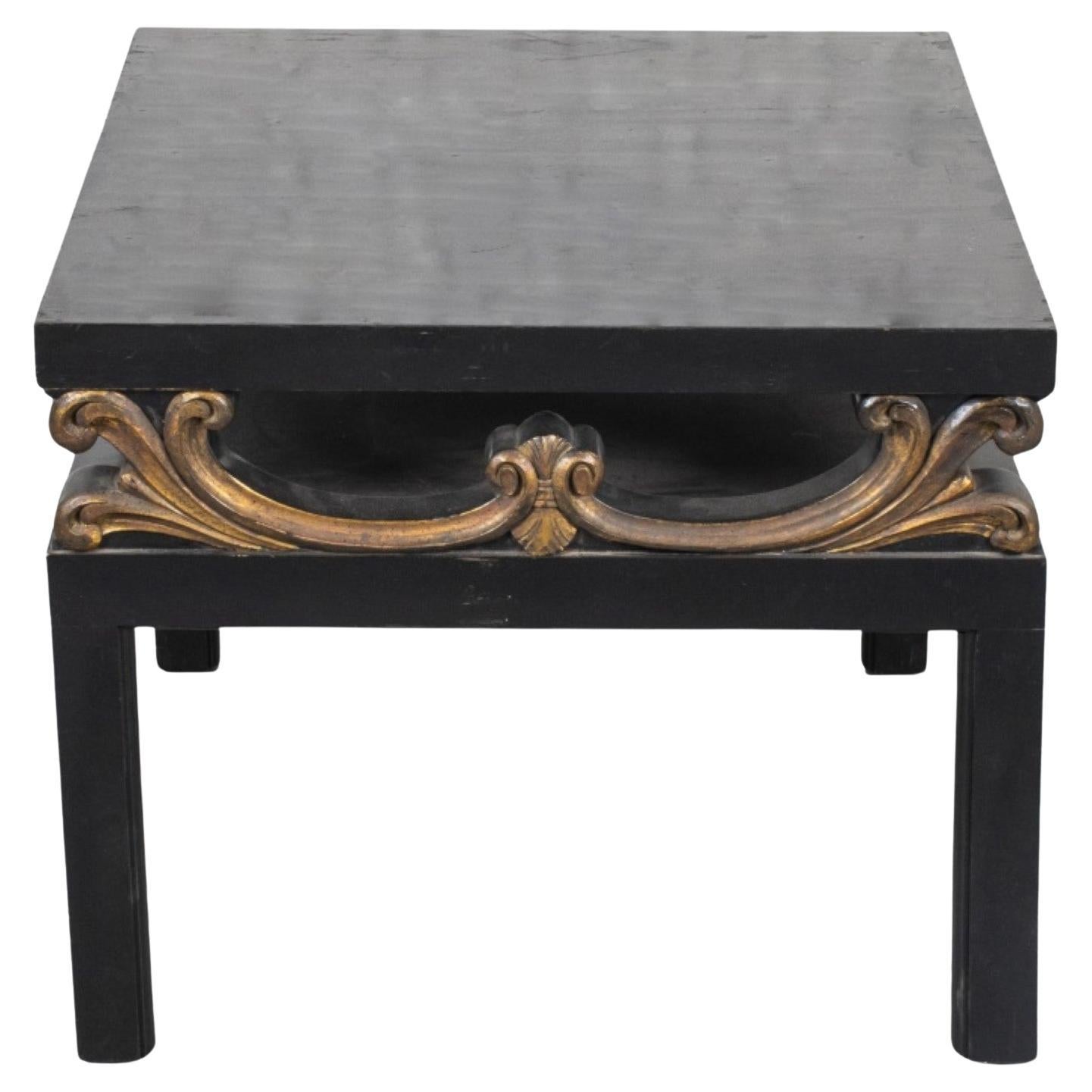 Hollywood Regency Style Side Table For Sale