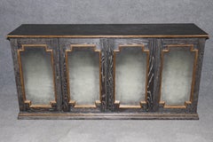 Aparador Estilo Hollywood Regency Con Paneles Espejados Envejecidos By Bernhardt