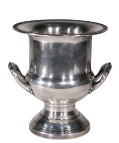 Hollywood Regency Style Silver Plate Champagne Ice Bucket