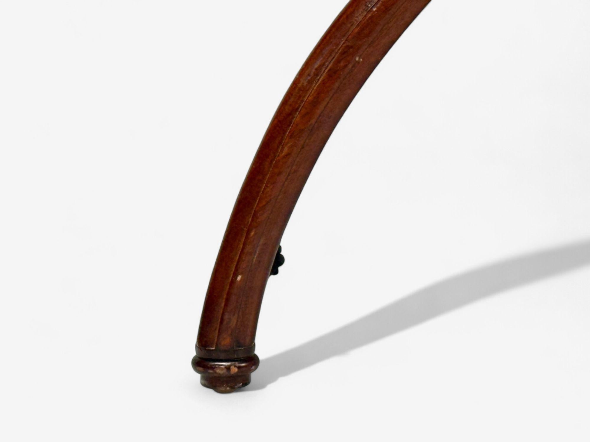 Panche in stile Hollywood Regency, legno tinto, Greene & Greene, USA, anni '80 in vendita 5