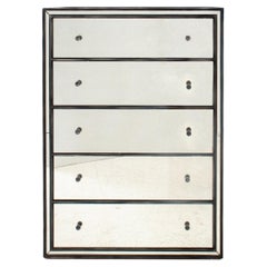 Used Hollywood Regency Style "Strand" Mirrored Chest