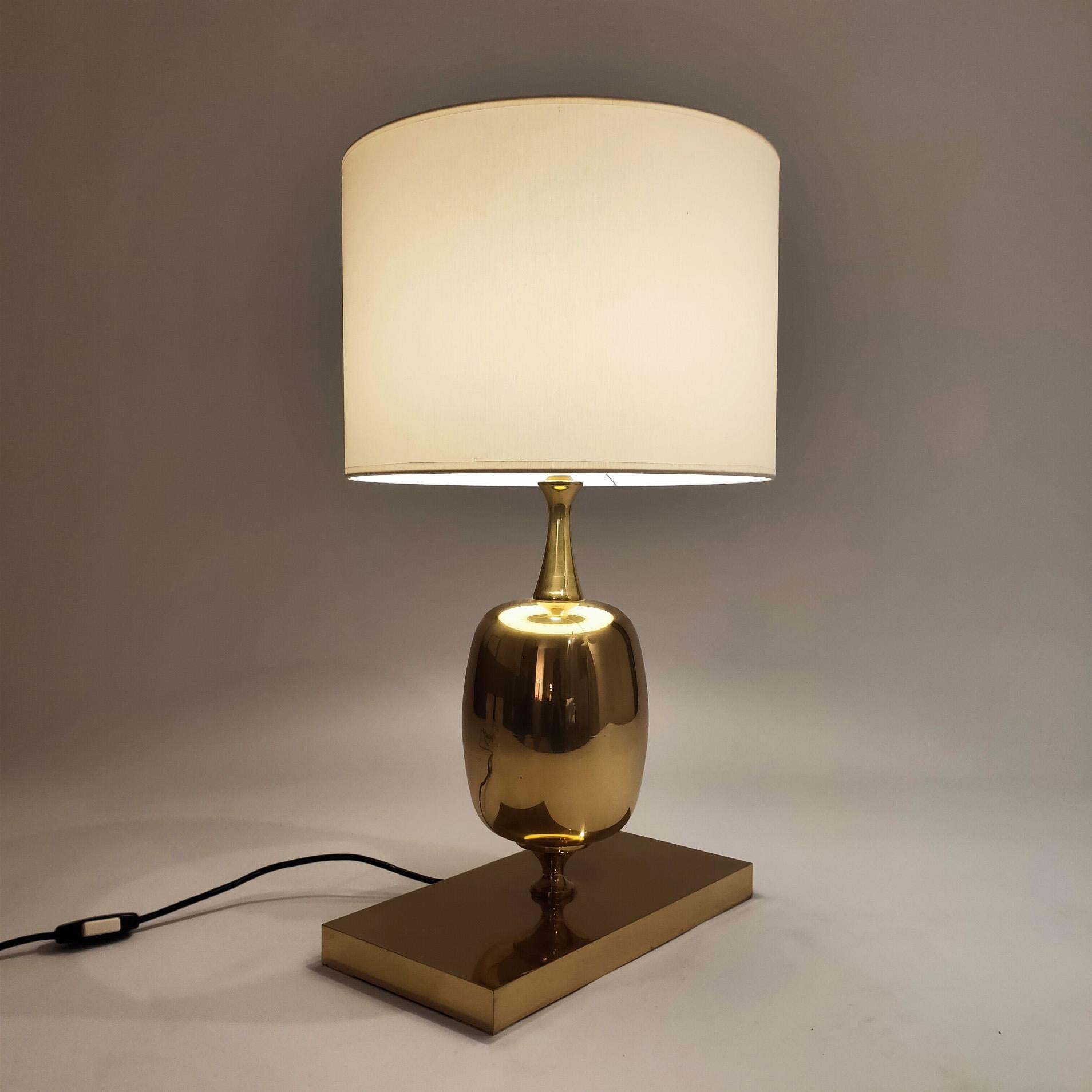 Hollywood Regency style table lamp by Philippe Barbier, France, 1970s en Excelente estado para la venta en SANT ADRIÀ DE BESÒS, ES
