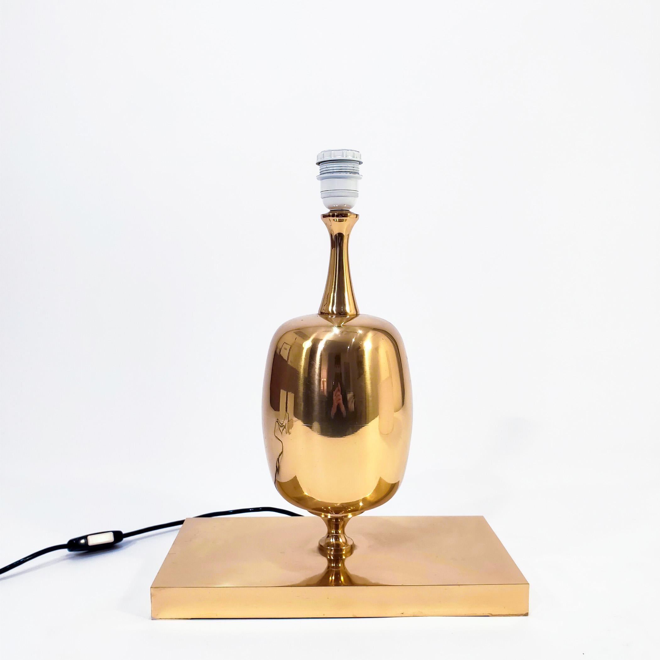 Hollywood Regency style table lamp by Philippe Barbier, France, 1970s finales del siglo XX en venta