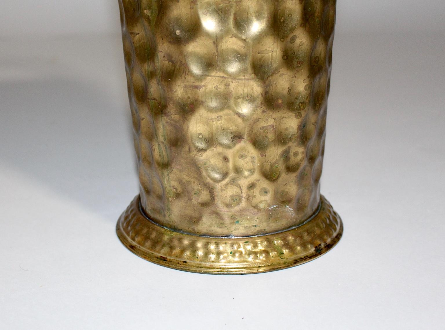 Hollywood Regency Style Vintage Brass Umbrella Stand, 1970s, Italy 2