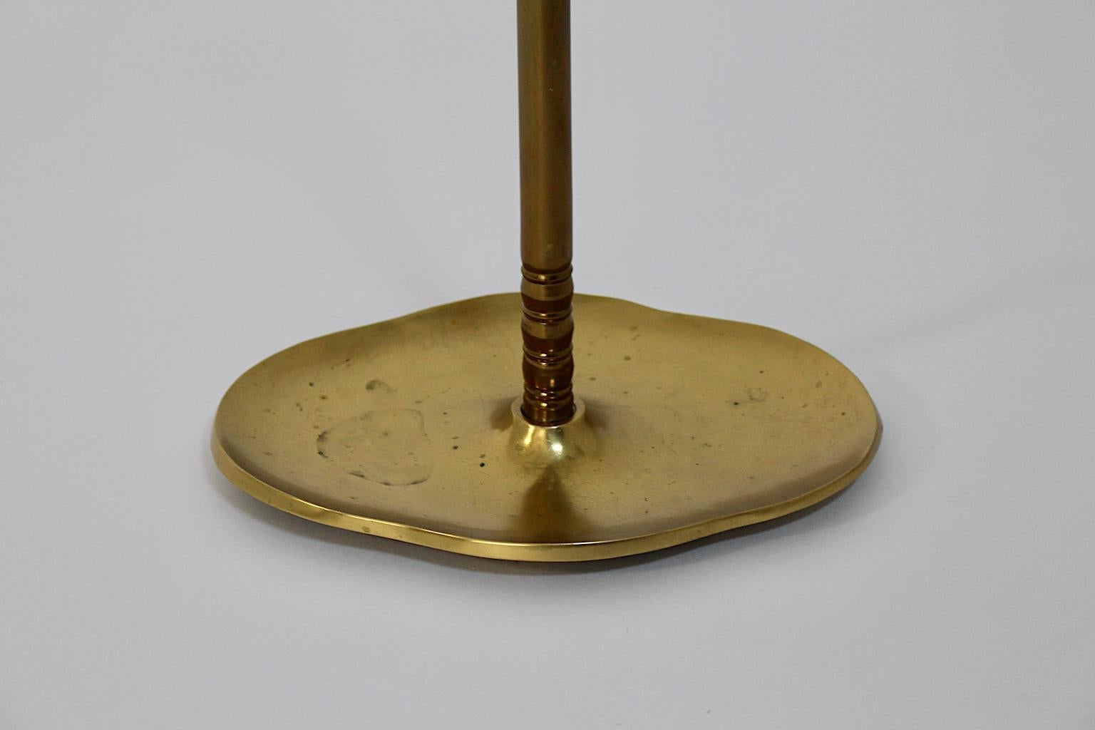 Italian Hollywood Regency Style Vintage Brass Umbrella Stand Cane Holder 1970s Italy For Sale