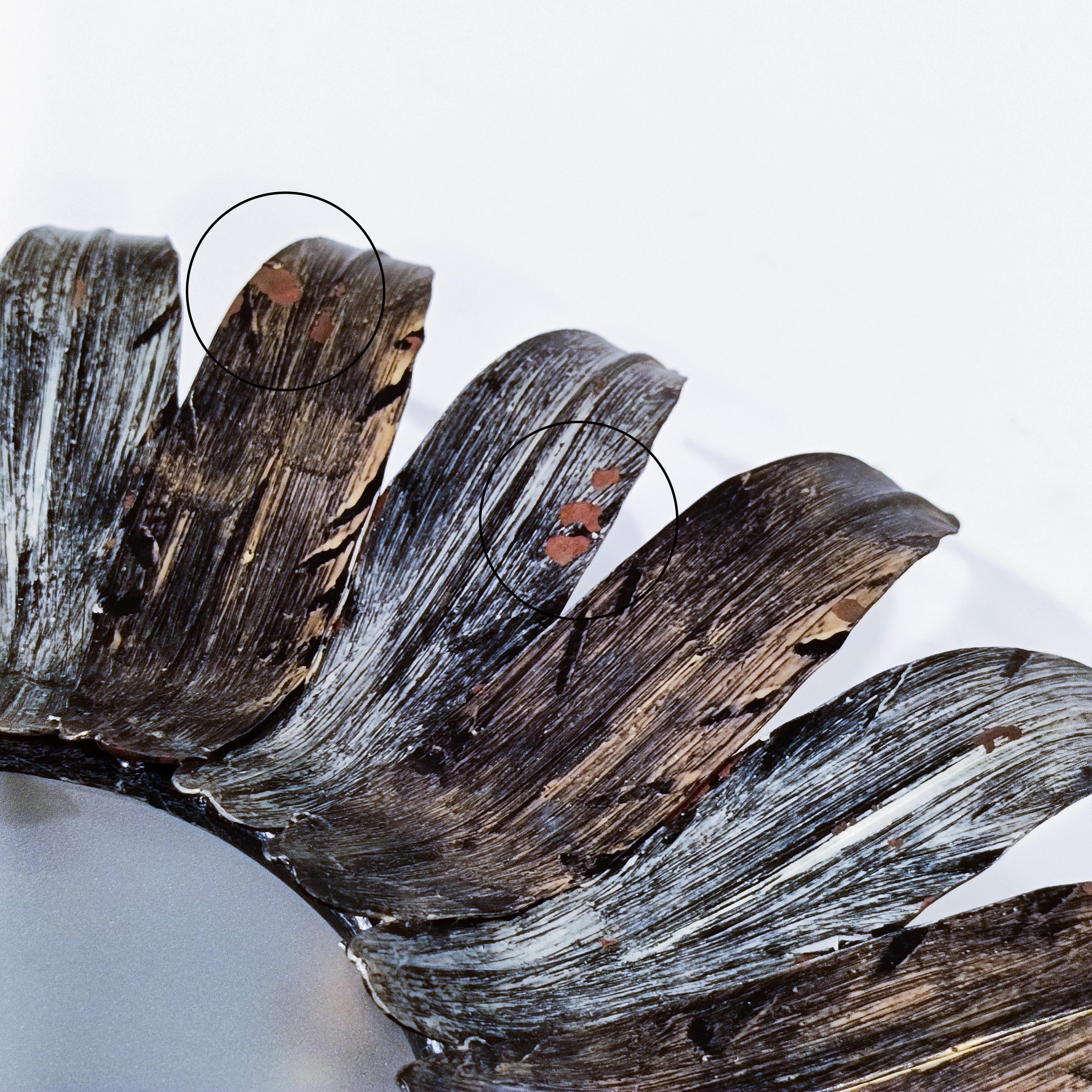 Hollywood Regency. Empotrable de hojas Sunburst de Ferro Art, España, Años 50 en venta 5