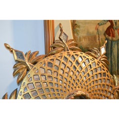 Hollywood Regency Sunburst Mirror, 1940s Italian
