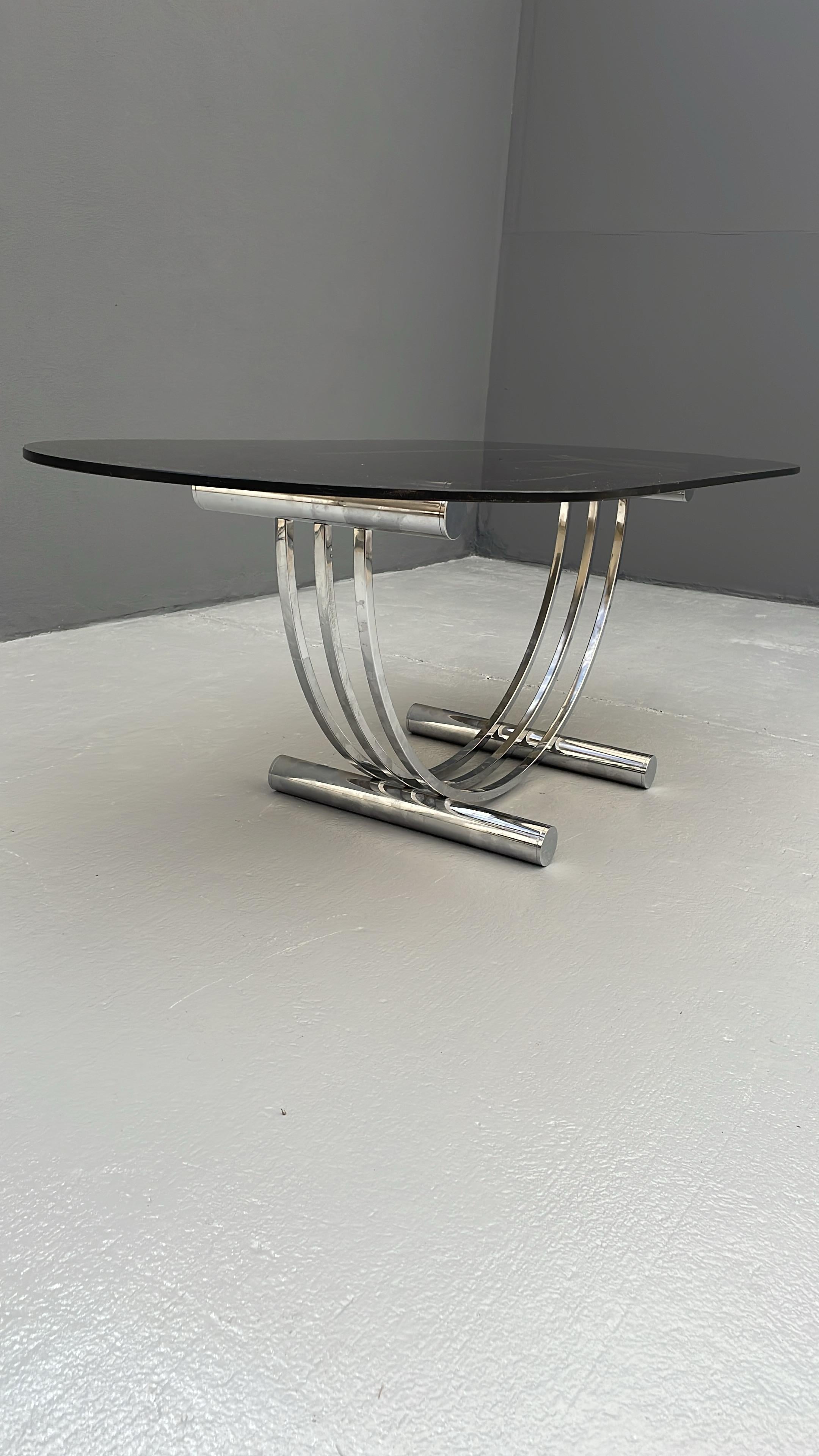 Hollywood-Regency-Tisch von Renato Zevi für Banci Firenze, Italien, 1970er Jahre (Art déco) im Angebot