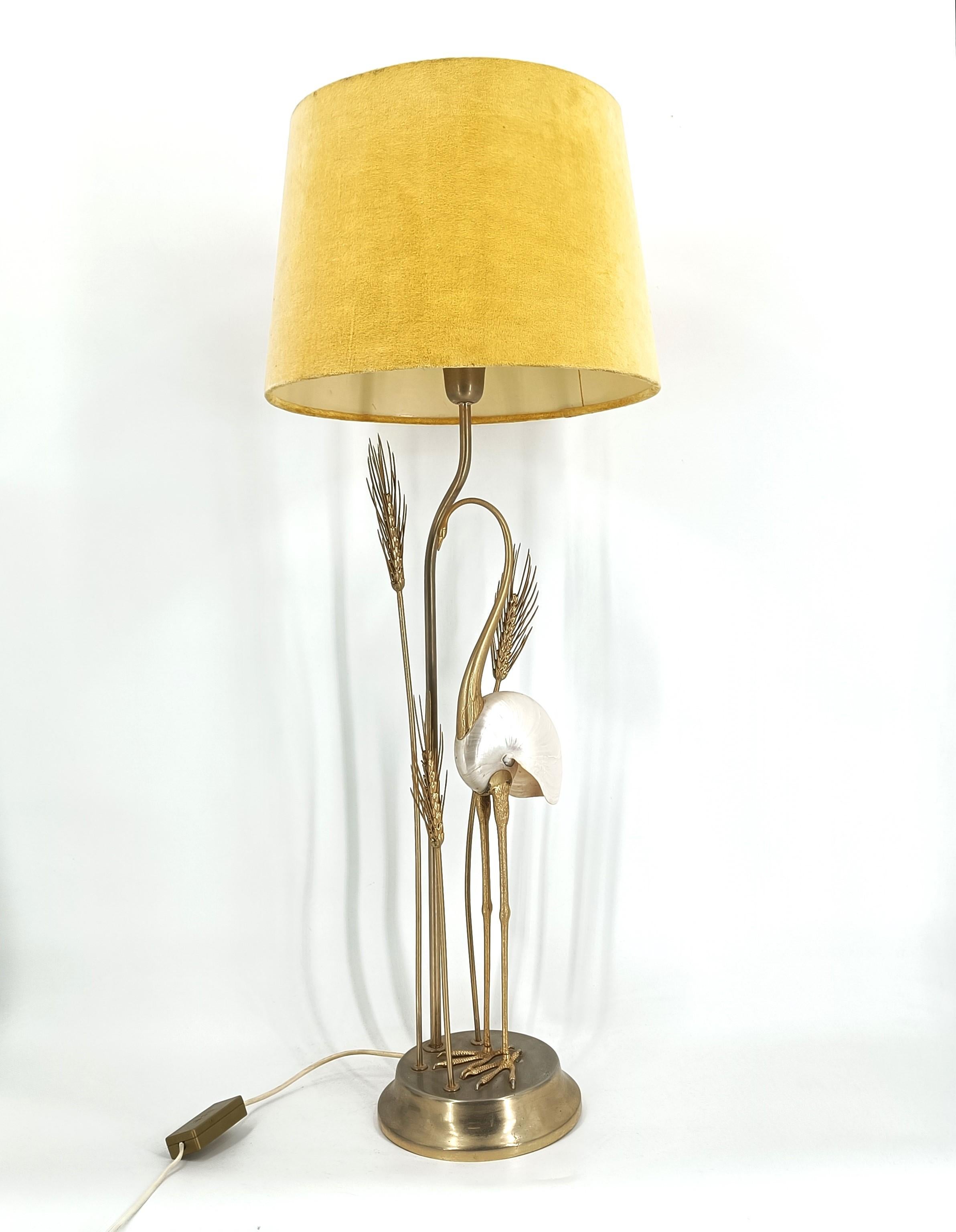 Hollywood Regency Hollywood regency table lamp by Antonio Pavia, 1970s For Sale