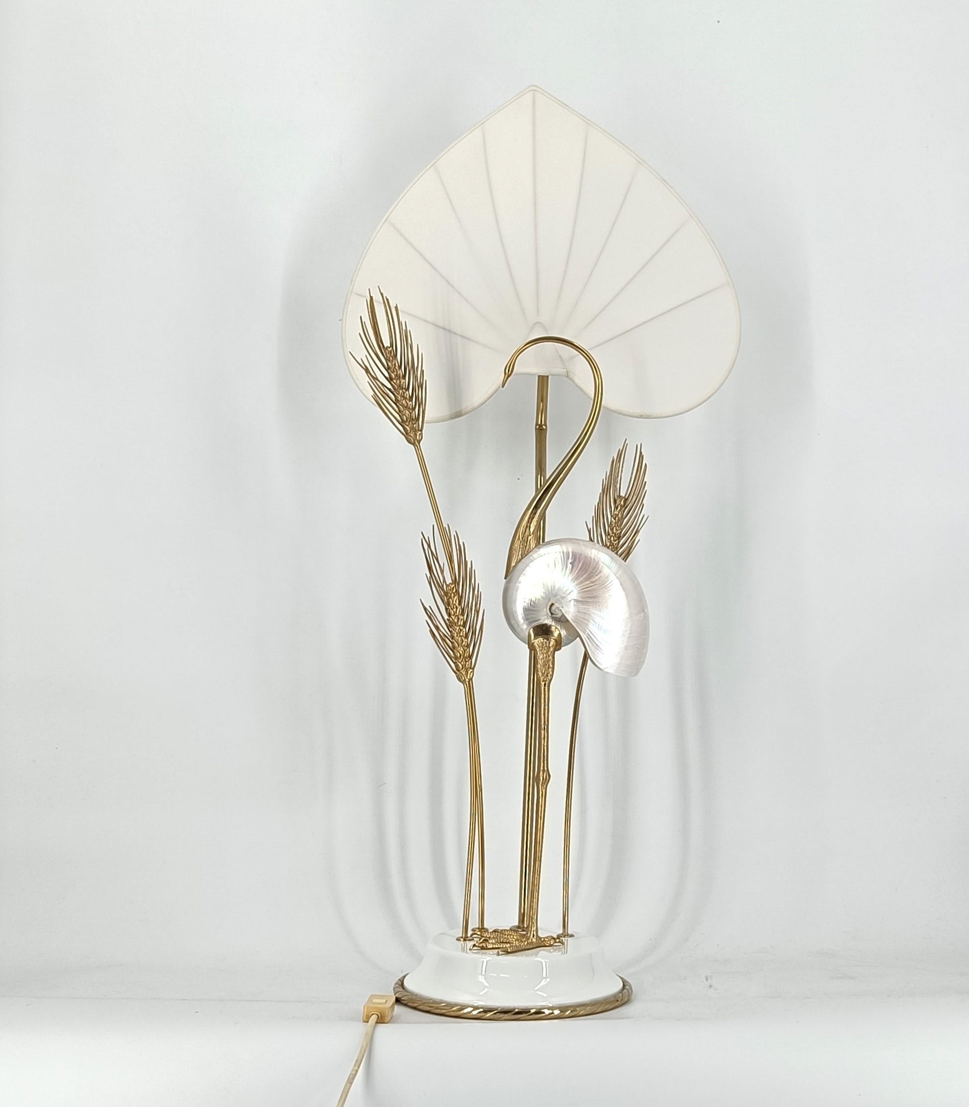 Italian Hollywood regency table lamp by Antonio Pavia, 1970s