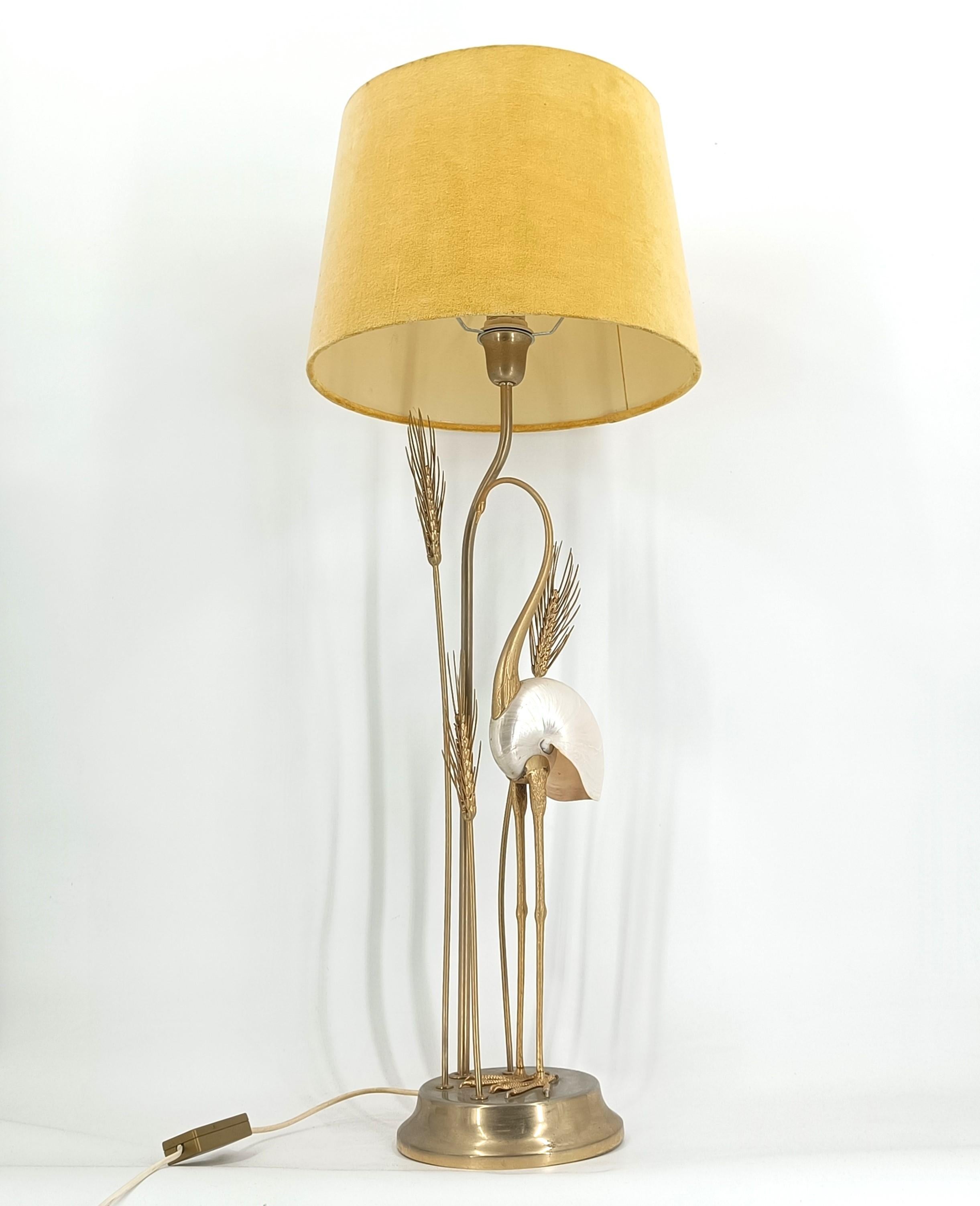 Italian Hollywood regency table lamp by Antonio Pavia, 1970s For Sale