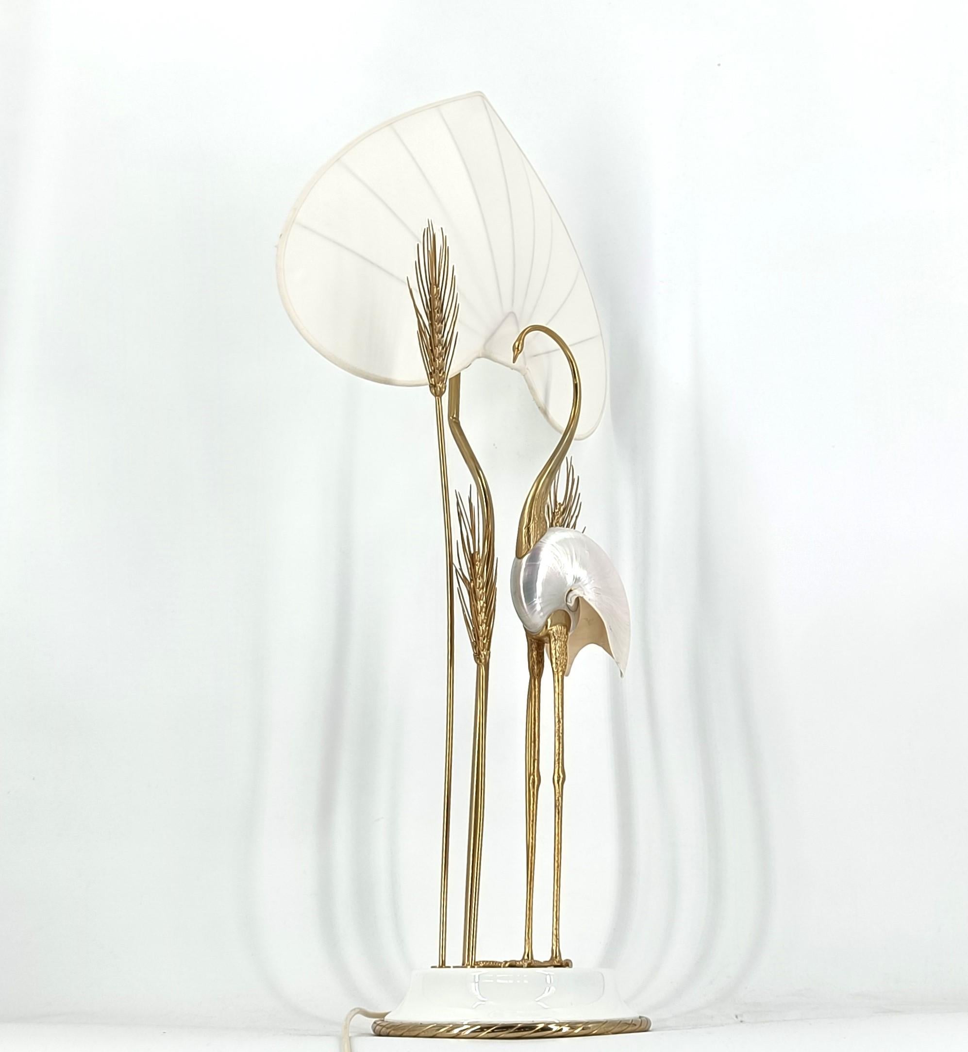 Hollywood regency table lamp by Antonio Pavia, 1970s In Excellent Condition In Leuven, Vlaams Gewest