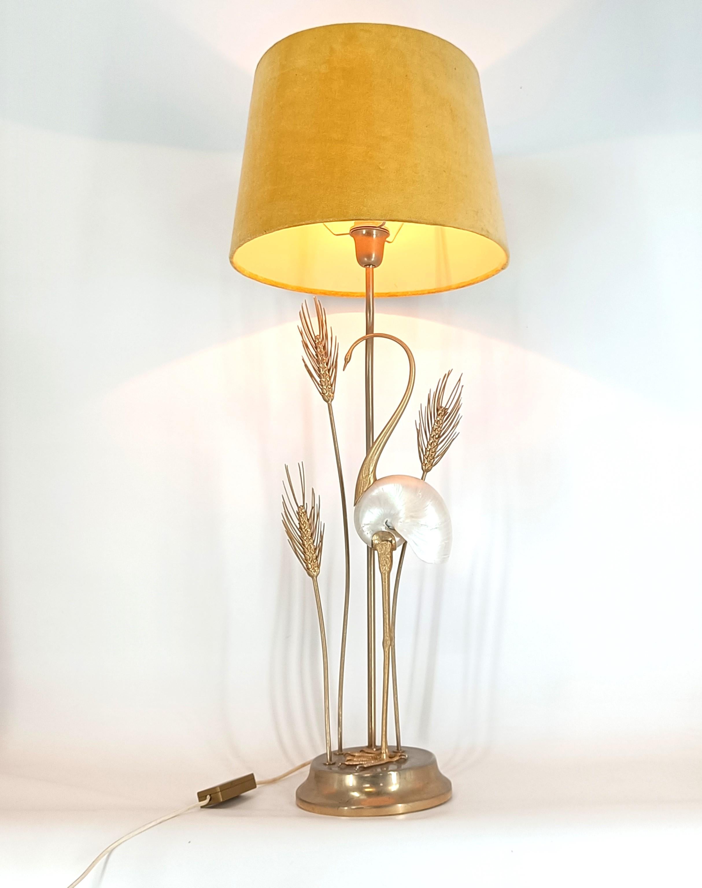 Late 20th Century Hollywood regency table lamp by Antonio Pavia, 1970s For Sale
