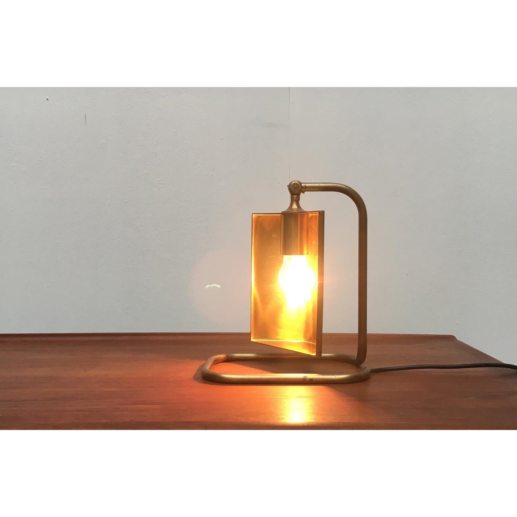 Hollywood Regency Table Lamp by Florian Schulz, 1970s For Sale 5