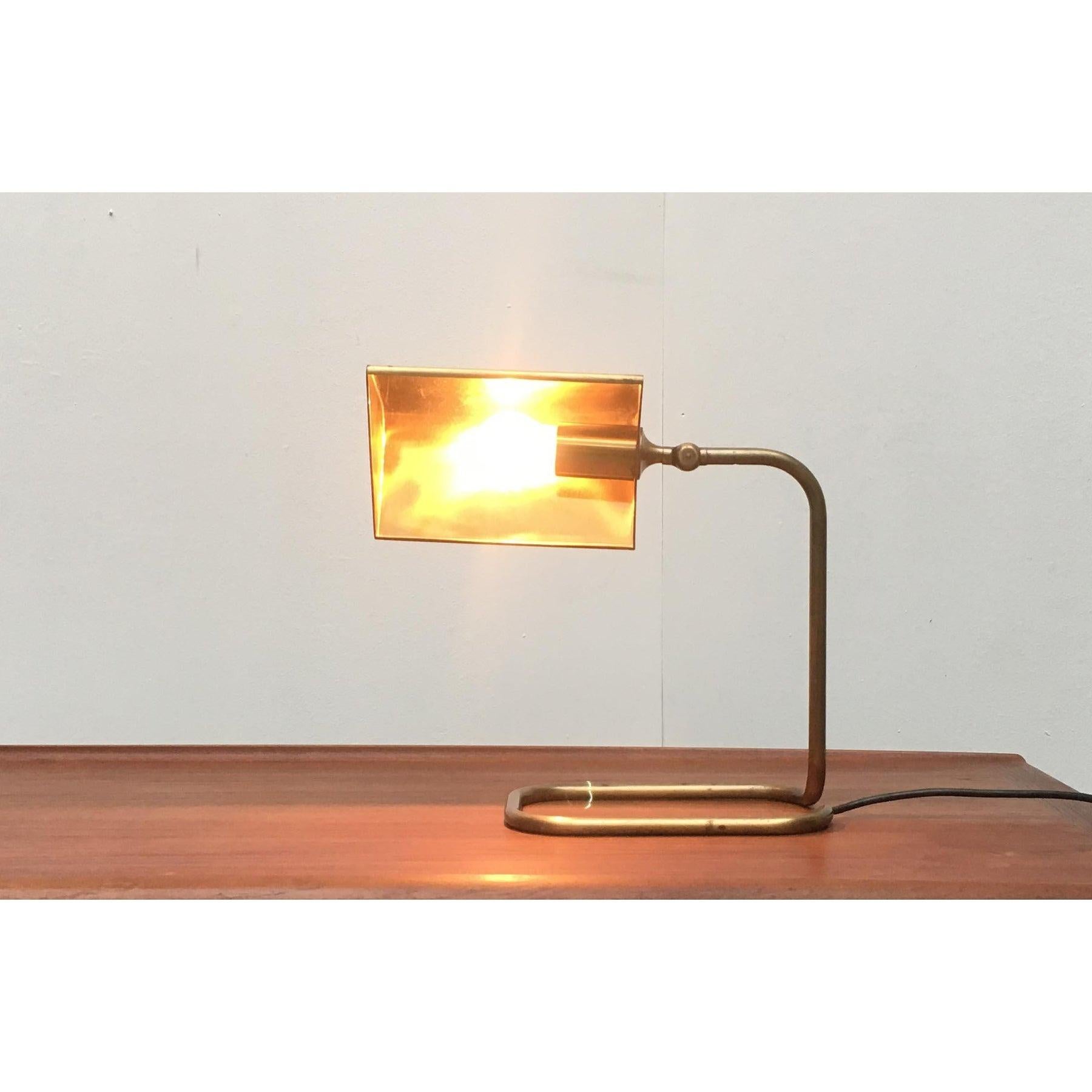Mid-Century Modern Hollywood Regency Table Lamp by Florian Schulz, 1970s For Sale