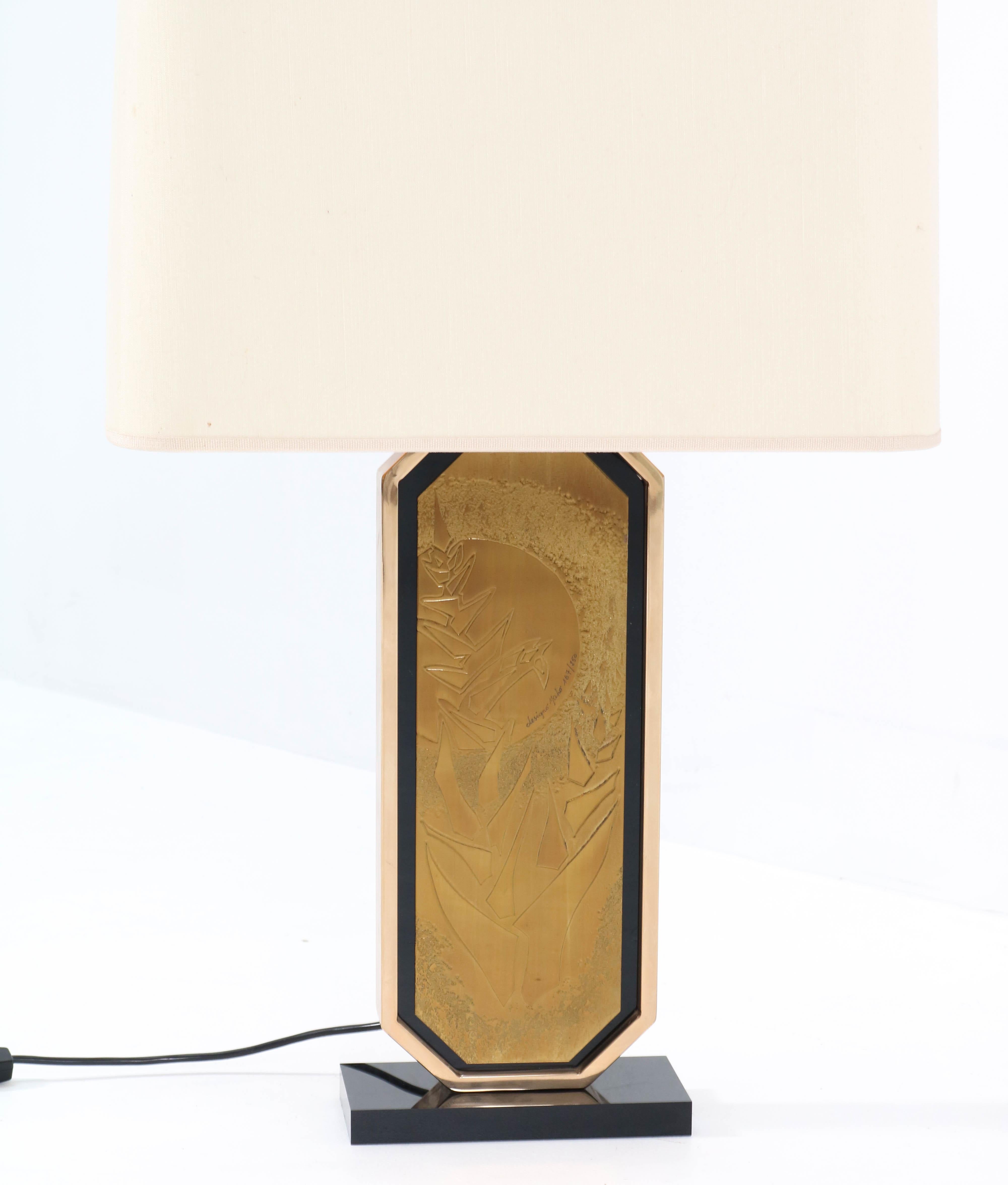 Hollywood Regency Table Lamp by George Mathias for Designo Mahó, 1970s For Sale 4