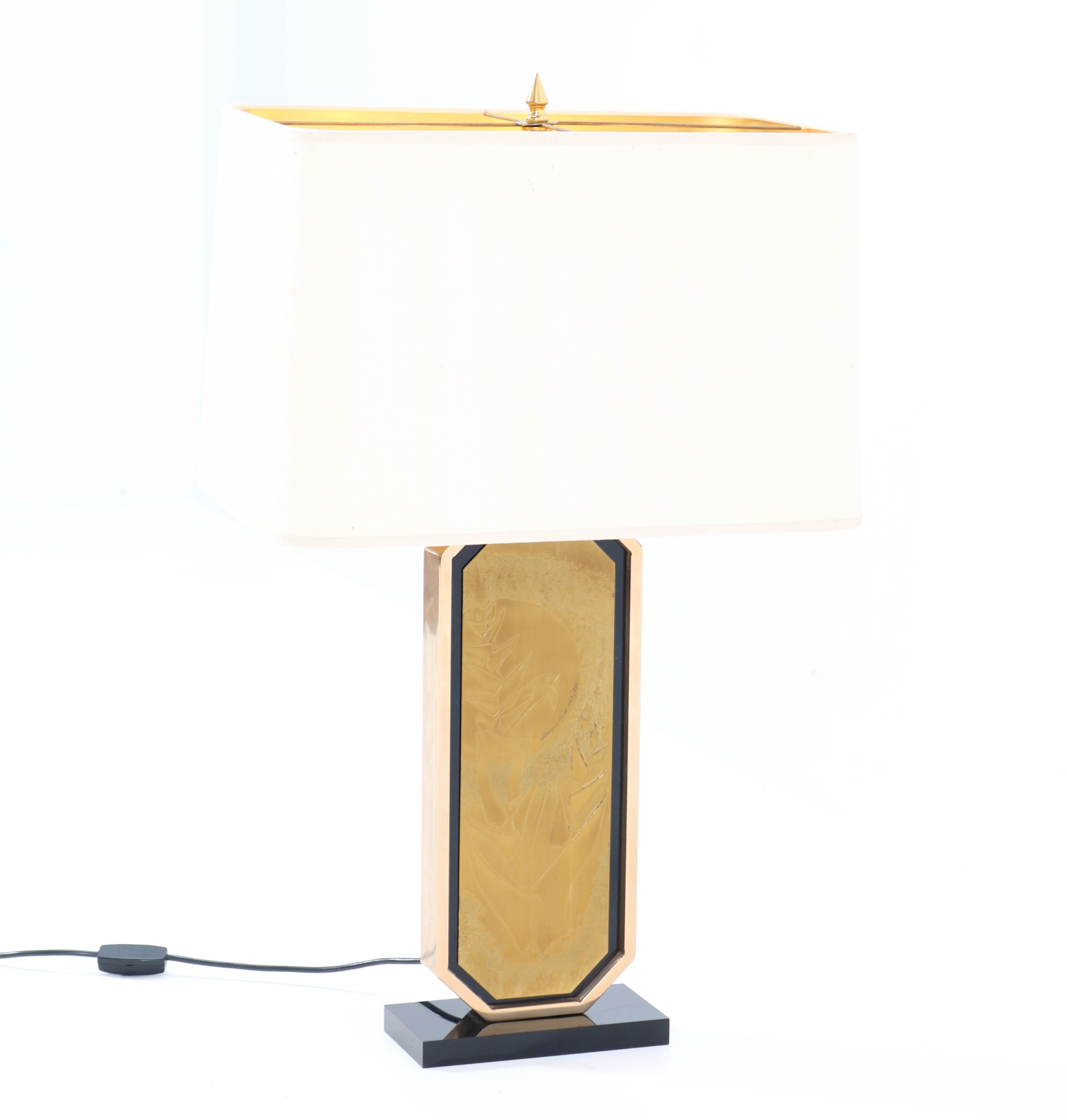 Hollywood Regency Table Lamp by George Mathias for Designo Mahó, 1970s For Sale 5