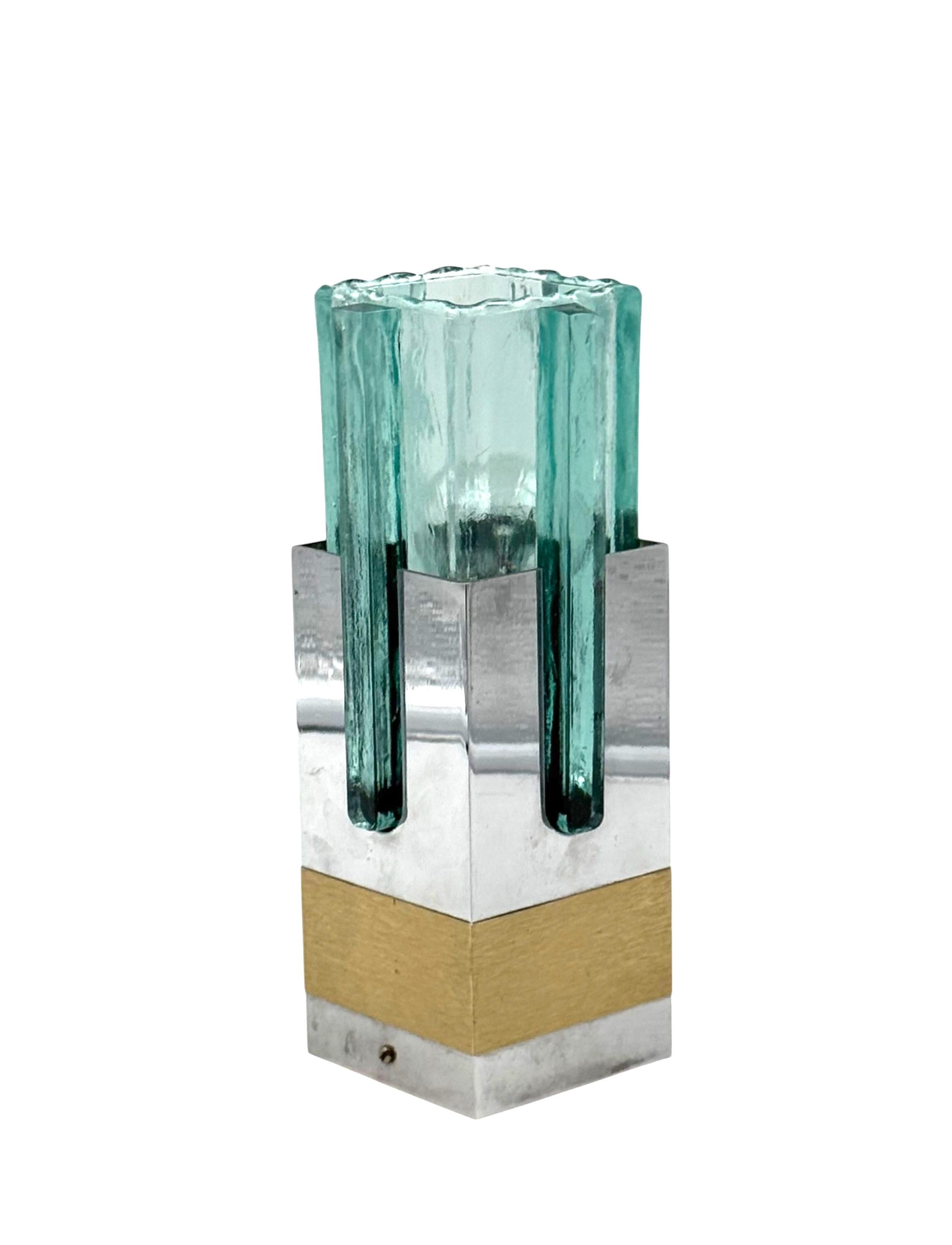 Hollywood regency table lamp, Gaetano Sciolari Italy 1970s For Sale 4