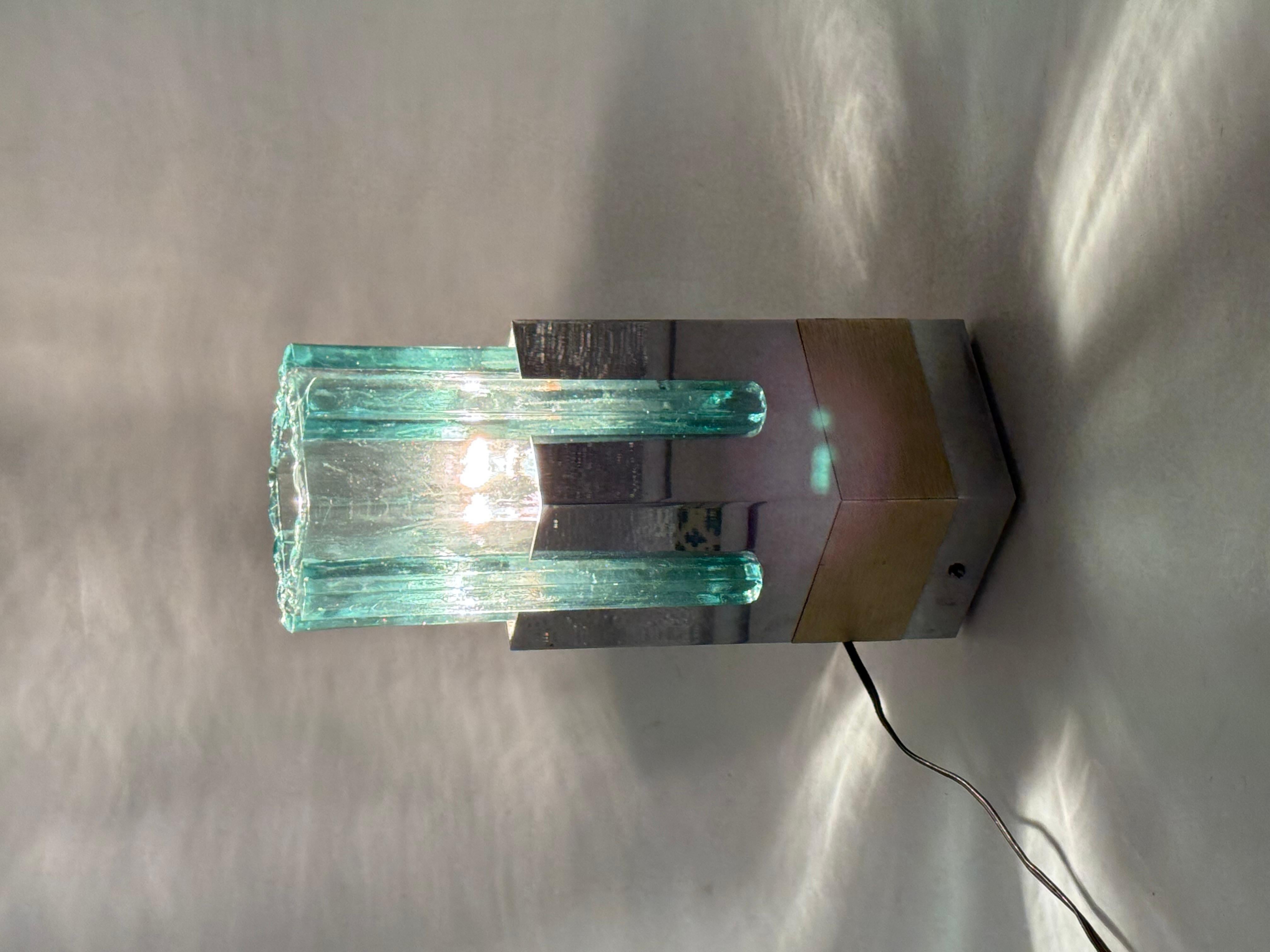 Hollywood regency table lamp, Gaetano Sciolari Italy 1970s For Sale 6
