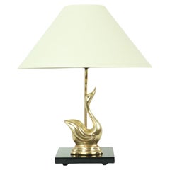 Lampada da tavolo Hollywood Regency Regina Massive Swan Lamp 46cm