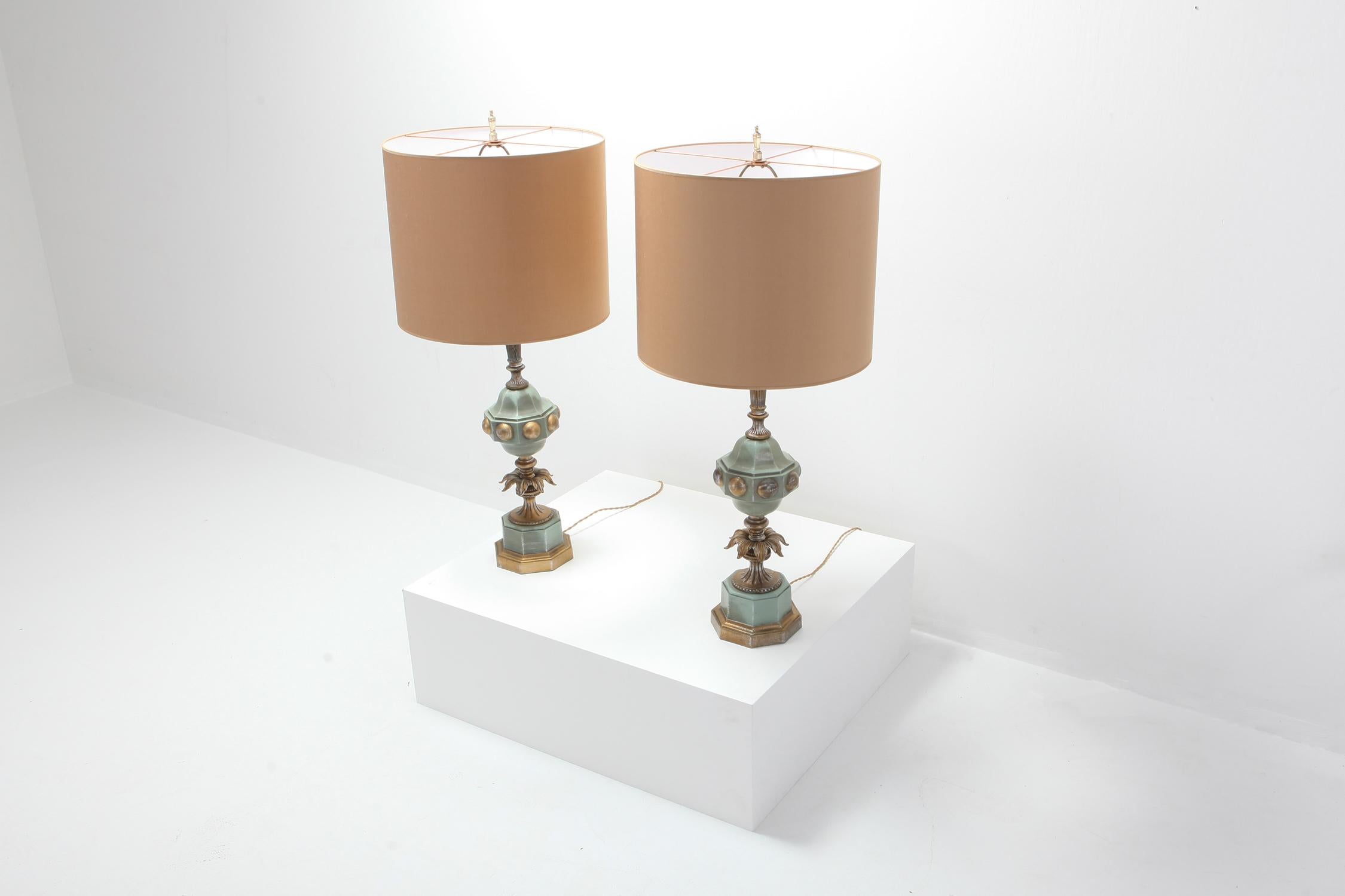 Hollywood Regency Table Lamps im Zustand „Gut“ in Antwerp, BE