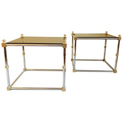 Hollywood Regency Tables after Maison Jansen, circa 1970s