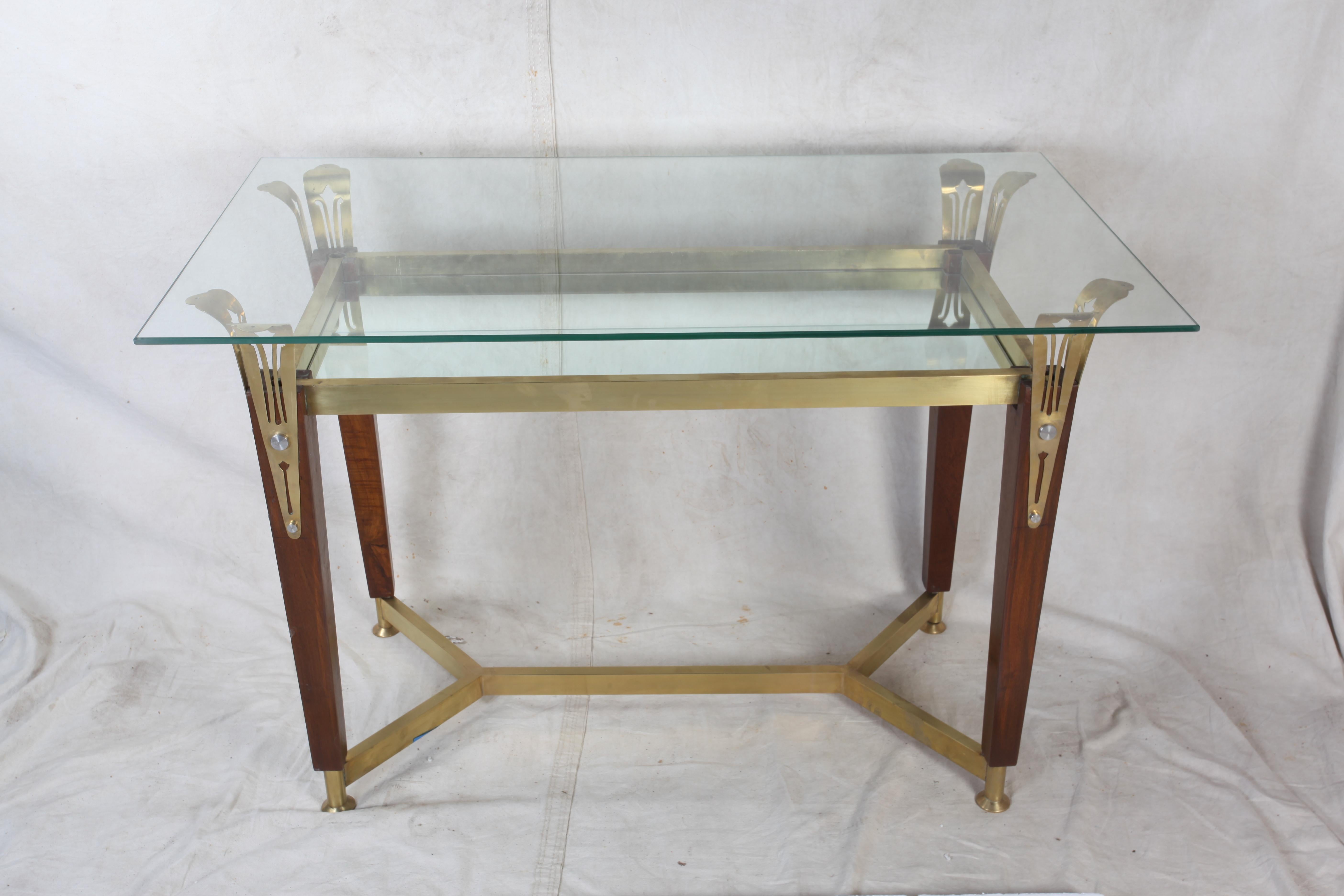 hollywood regency console table