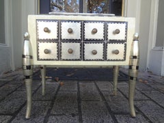 Hollywood Regency Tessellated Box Or Chest
