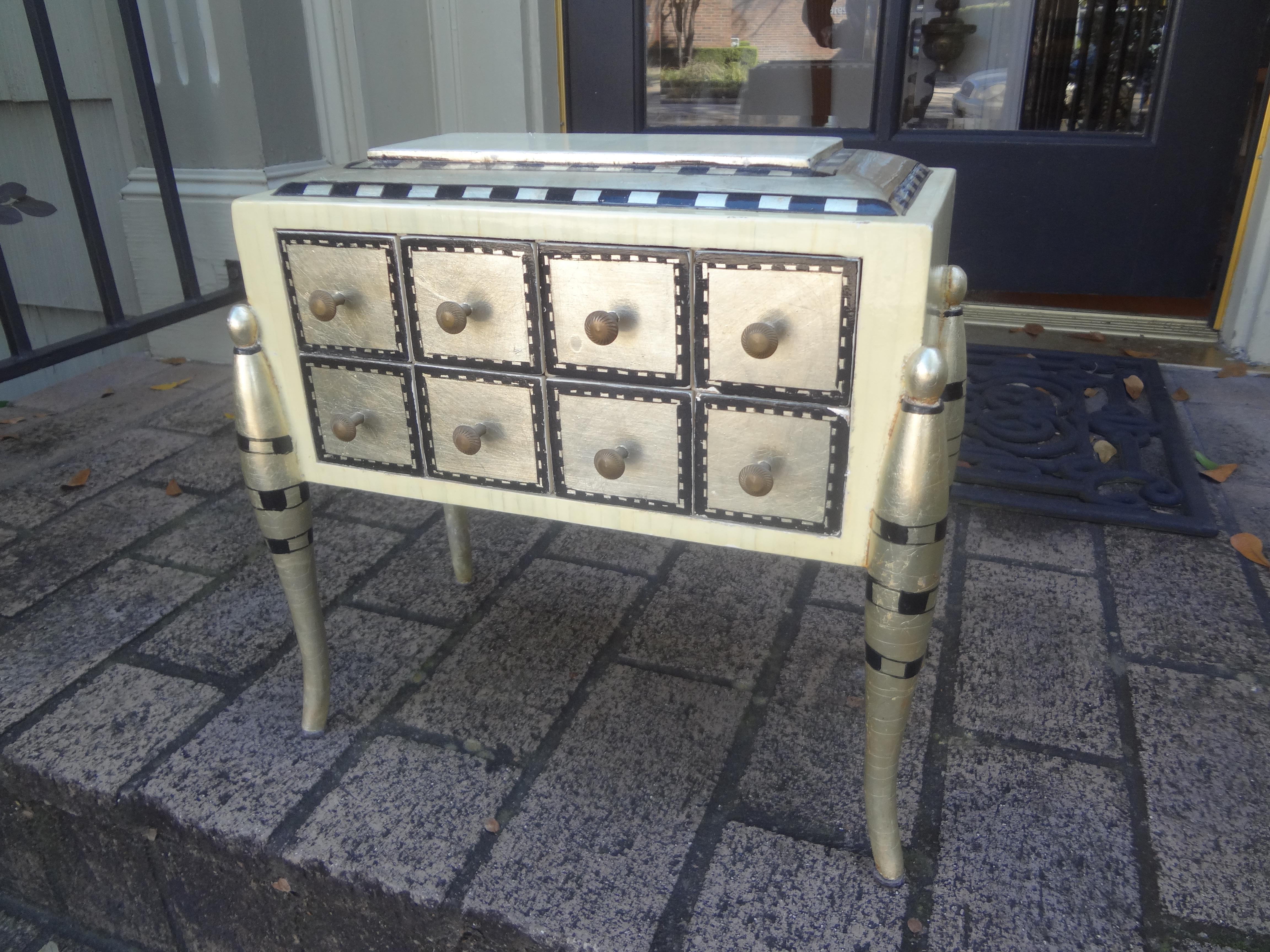 Hollywood Regency Tessellated Box Or Chest For Sale 3