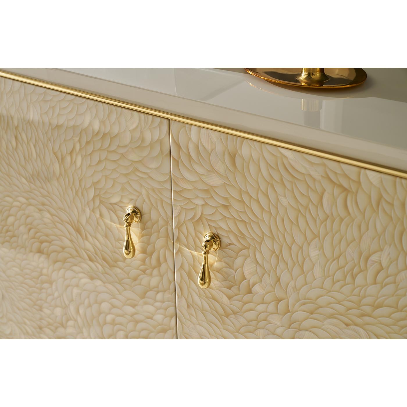 Vietnamese Hollywood Regency Two Door Cabinet For Sale