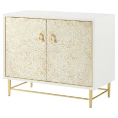 Hollywood Regency Two Door Cabinet