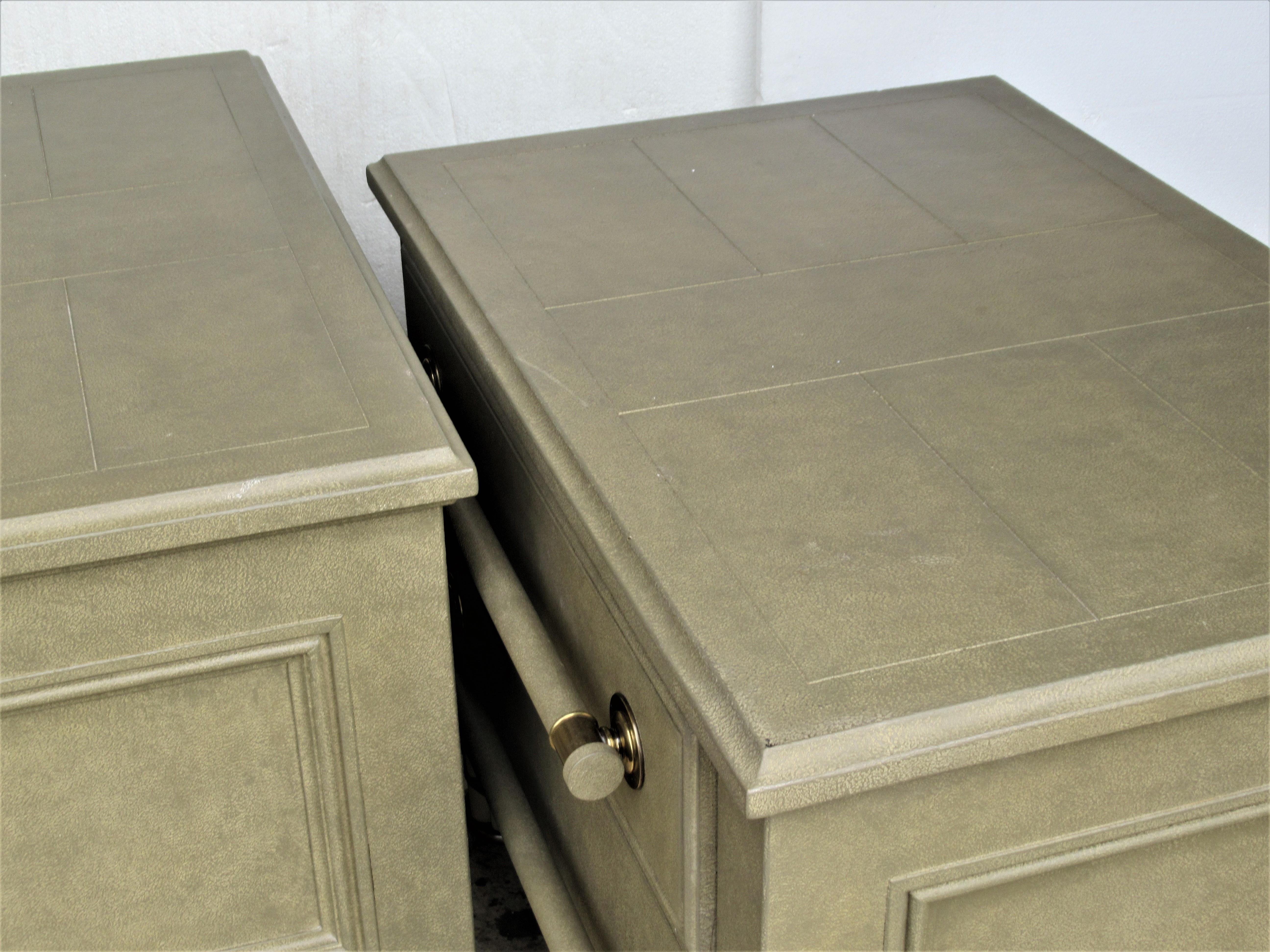 American Tommi Parzinger style Chests by Hart Associates For Sale