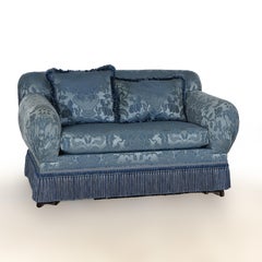 Ensemble rembourré Hollywood Regency avec jupe à franges 20e siècle