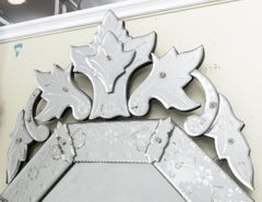 Hollywood Regency Venetian Mirror