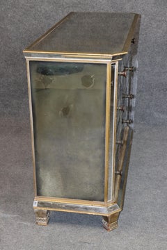 Hollywood Regency Vere Eglomise Chinoiserie Style Commode