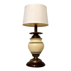 Lámpara de Sobremesa de Cerámica Vintage Hollywood Regency