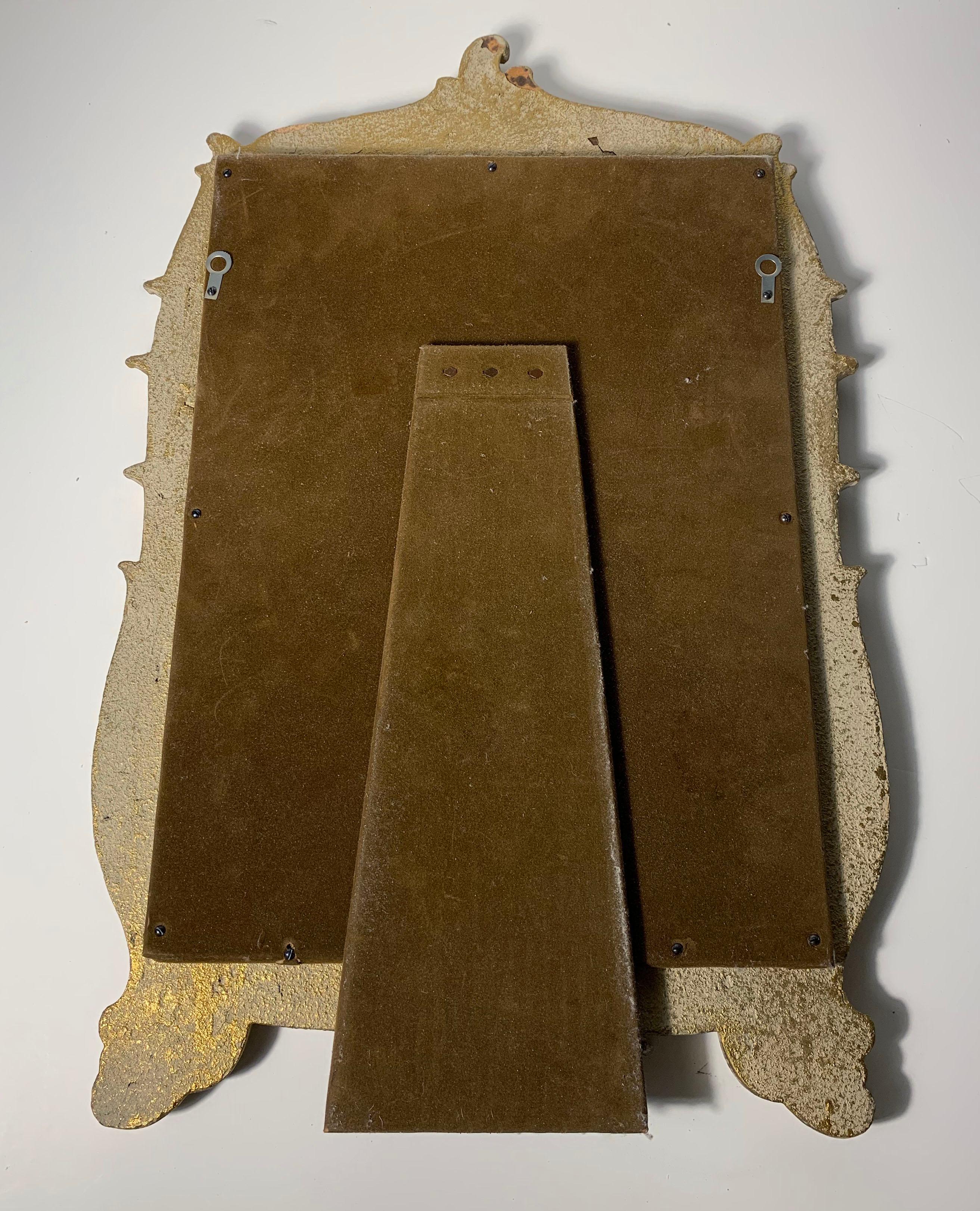 Américain Miroir de coiffeuse vintage Hollywood Regency avec plateau en forme de table par Syroco en vente