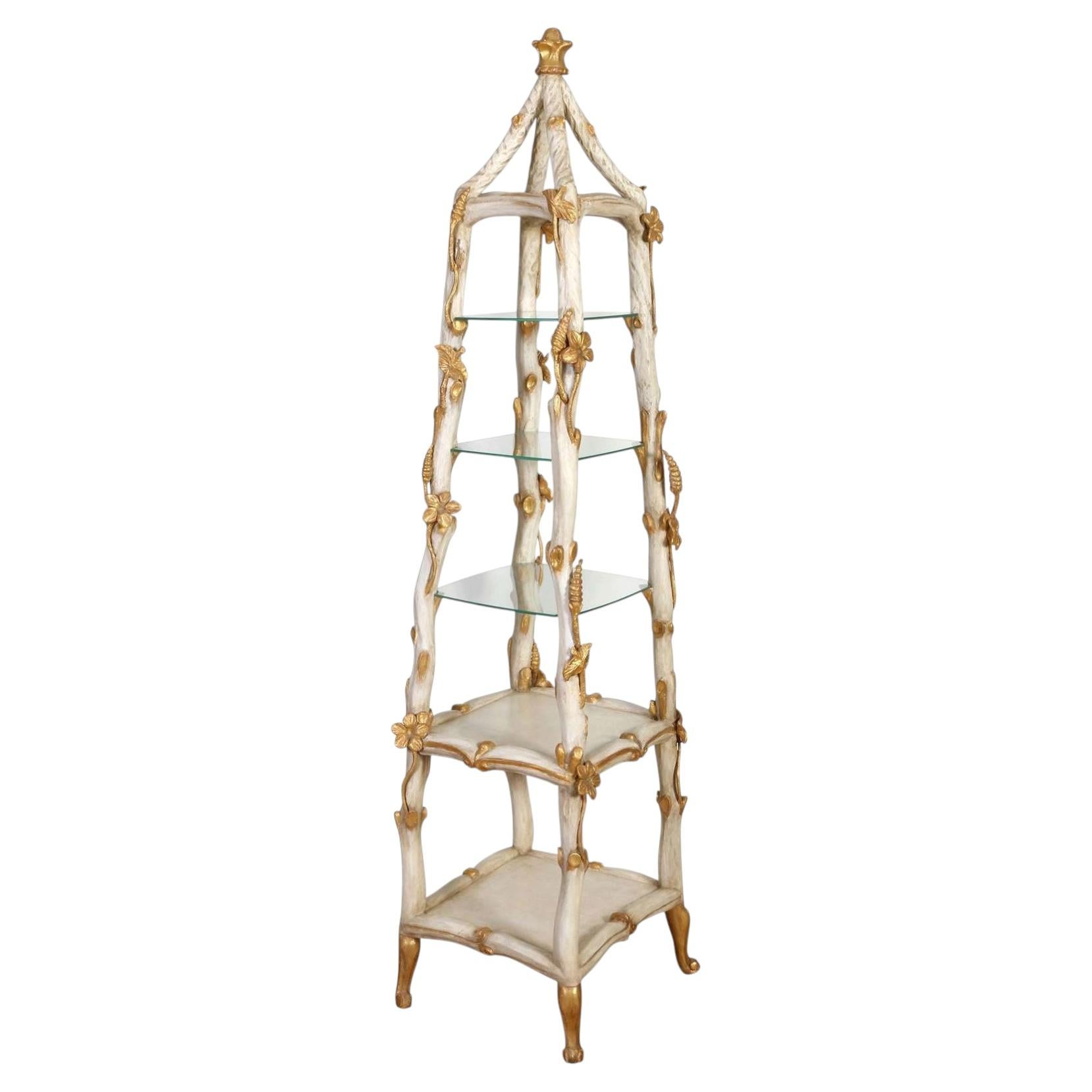Hollywood Regency Vitrine For Sale