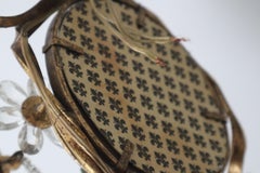 Hollywood Regency Wandleuchte von Maison Baguès, Florales Design, 1950er Jahre