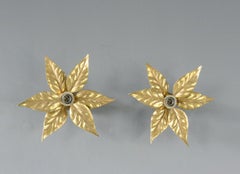 Hollywood Regency Wall Lights By Massive Circa 1970s