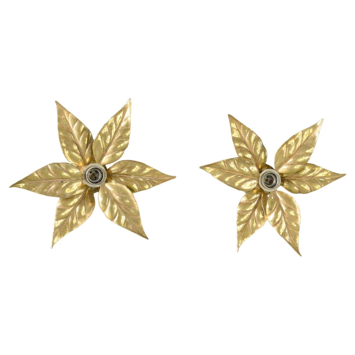 Hollywood Regency Wall Lights By Massive CIRCA 1970s