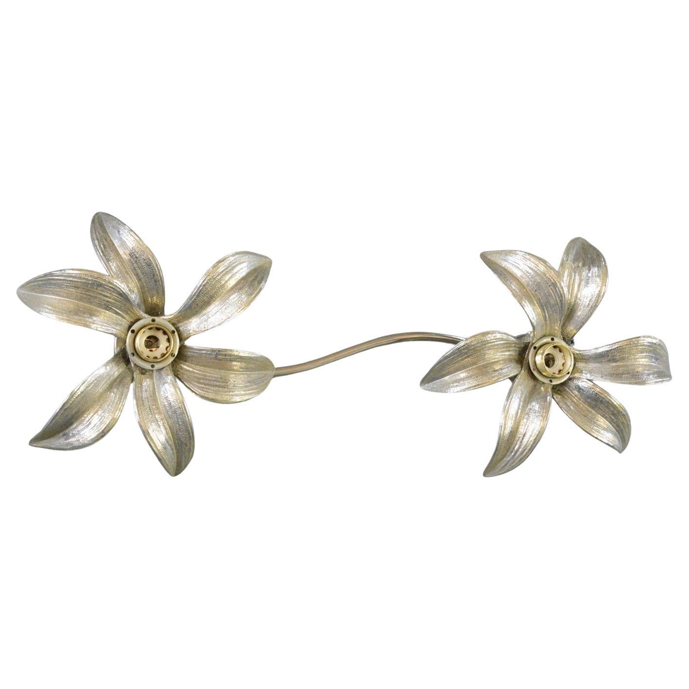 Hollywood Regency Wall Lights By Massive CIRCA 1970s