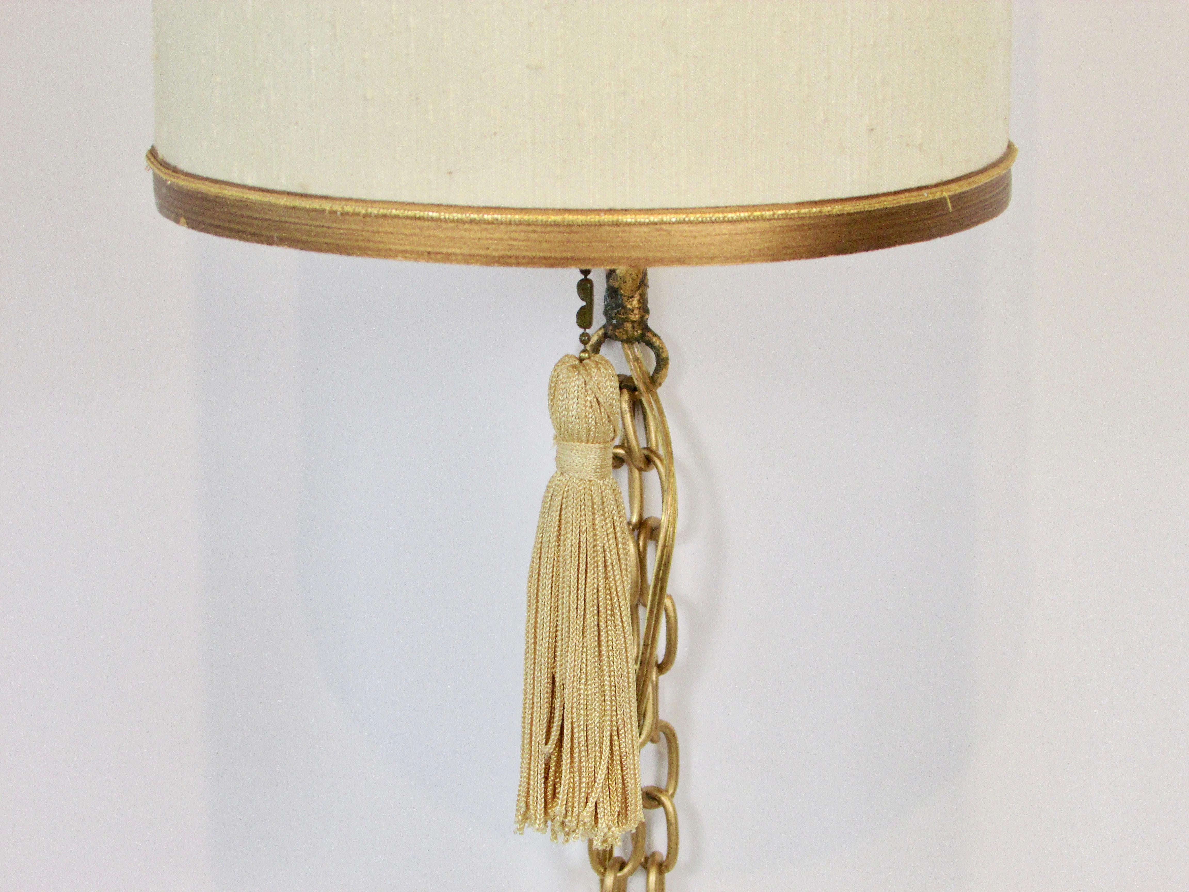 Hollywood Regency Wall Mounted Gold Gilt Boudoir Lamp 10